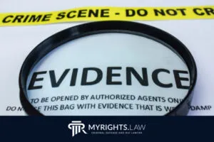 Magnifying glass over the word 